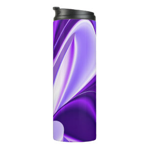 Garrafa Térmica Sonhos de Arco-Íris de Flor Roxo