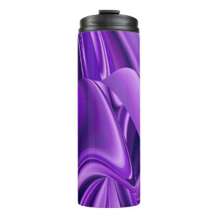 Garrafa Térmica Sonhos de Arco-Íris de Flor Roxo