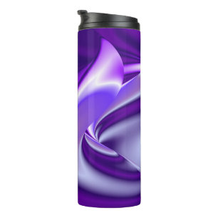 Garrafa Térmica Sonhos de Arco-Íris de Flor Roxo