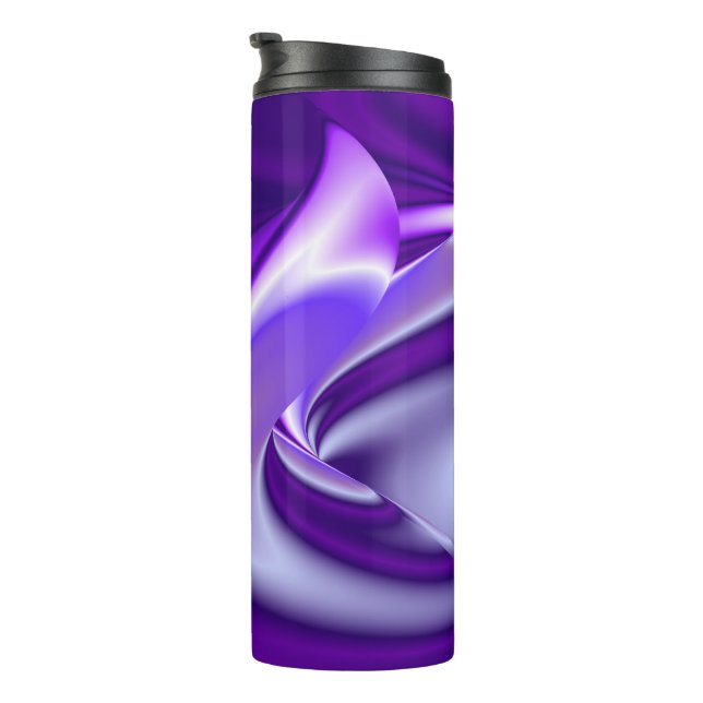 Garrafa Térmica Sonhos de Arco-Íris de Flor Roxo (Rotação à direita)