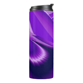 Garrafa Térmica Sonhos de Arco-Íris de Flor Roxo