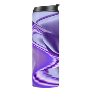 Garrafa Térmica Sonhos de Arco-Íris de Flor Roxo