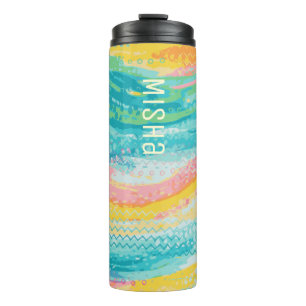 Garrafa Térmica Sonhos de Piscina tropical