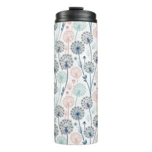 Garrafa Térmica Sonhos Pastel Dandelion - Floral Whimsical