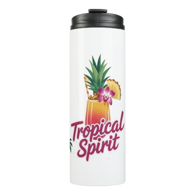 Garrafa Térmica Sonhos Tropicais (Frente)