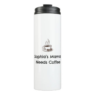 Garrafa Térmica Sophia’s Mom | Custom Name Parent Gift