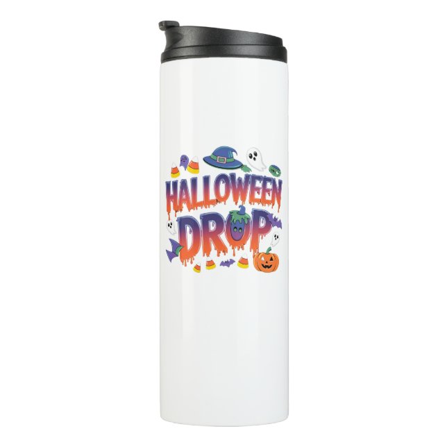 Garrafa Térmica Sorteio de Halloween (Rotação à direita)