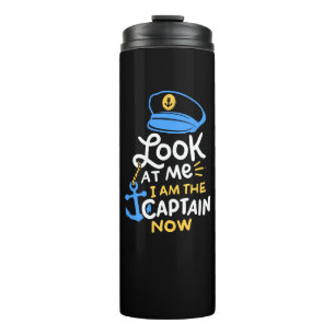 Garrafa Térmica Sou O Capitão Barco Capitão Gift