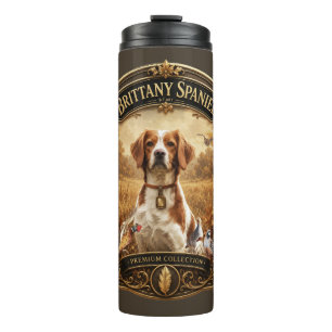 Garrafa Térmica Spaniel Bretão, Paixão por Pássaros