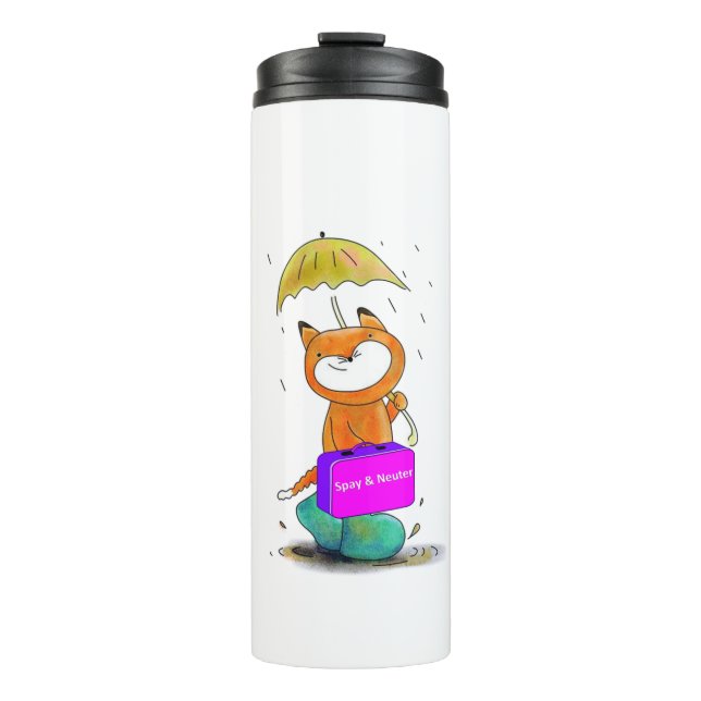 Garrafa Térmica spay n neuter cat (Frente)