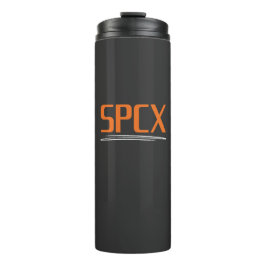 Garrafa Térmica SPCX Design de Investidor IPO SpaceX | Marca de Aç