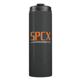 Garrafa Térmica SPCX Design de Investidor IPO SpaceX | Marca de Aç