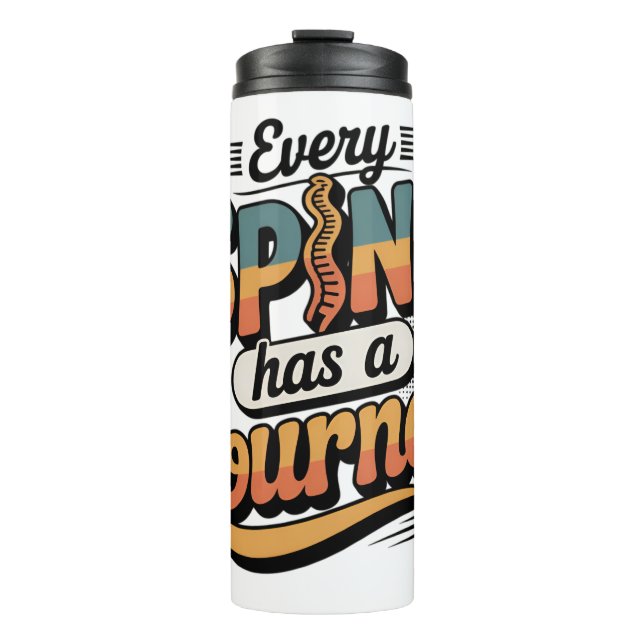 Garrafa Térmica Spine Care Journey and Body Alignment (Frente)