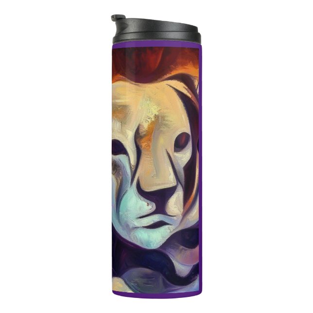 Garrafa Térmica Spirit Animal Lion 3 (Rotação à direita)