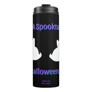 Garrafa Térmica Spooktacular Fantasmas Tumbler Térmico