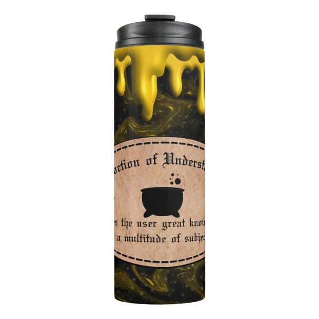 Garrafa Térmica Spooky Halloween Concotion of Understanding (Frente)