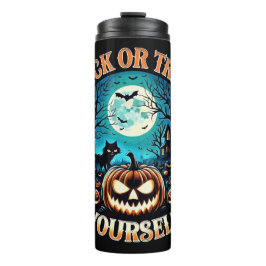 Garrafa Térmica Spooky Halloween Thermal Tumbler - Trick or Treat