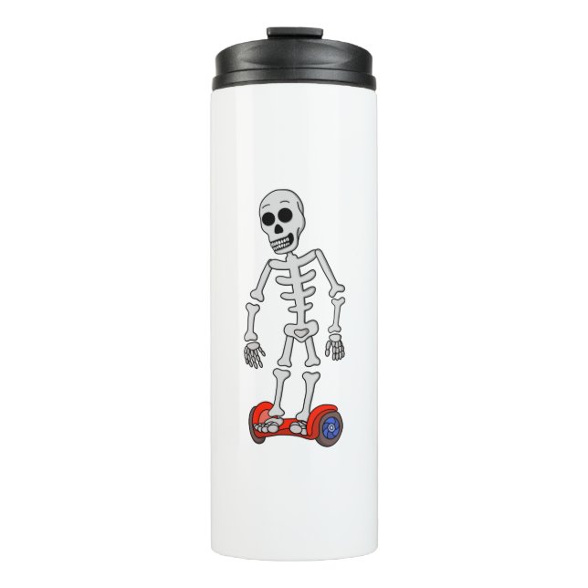 Garrafa Térmica Spooky Hover Bones (Frente)