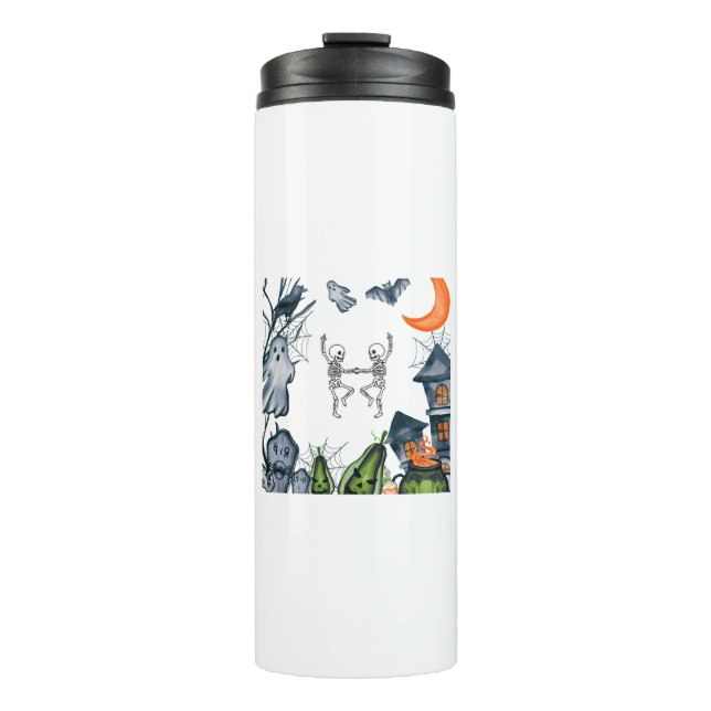 Garrafa Térmica Spooky Party Frame tee shirt (Frente)