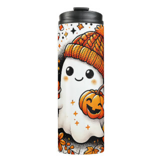 Garrafa Térmica Spooky Season Ghost Pumpkin Spice