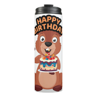 Garrafa Térmica Squirrel birthday