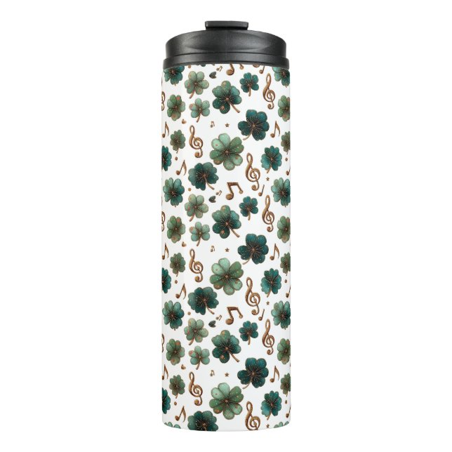 Garrafa Térmica St. Patrick’s Day Musical Shamrock (Frente)