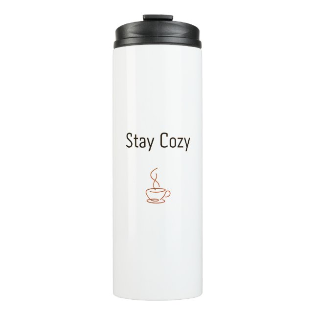 Garrafa Térmica Stay Cozy Thermal Tumbler | Minimal Cozy Coffee De (Frente)
