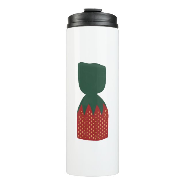 Garrafa Térmica Strawberry Bon Bons Candies (Frente)