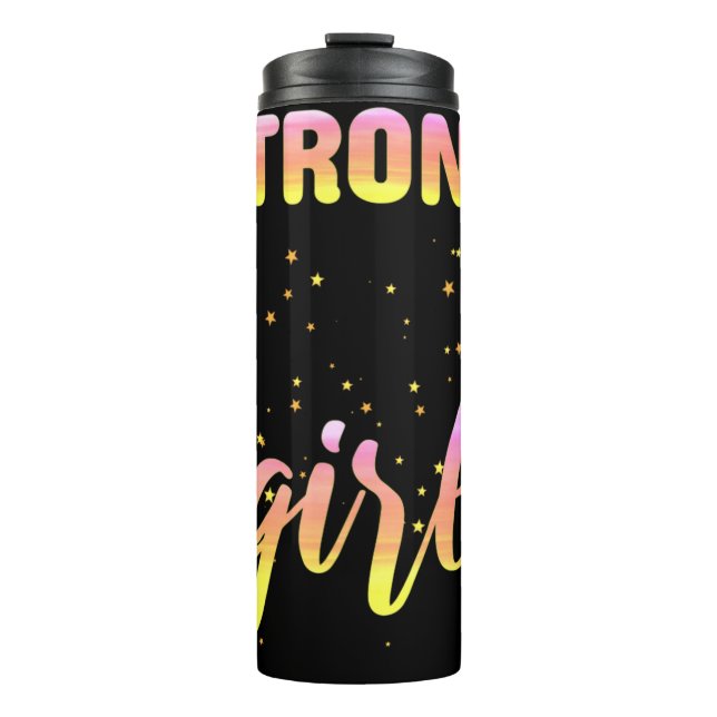 Garrafa Térmica Strong Girl Pastel Star (Frente)