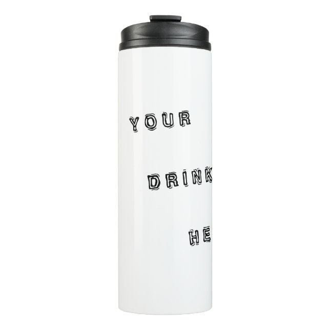 GARRAFA TÉRMICA SUA BEBIDA AQUI (Frente)