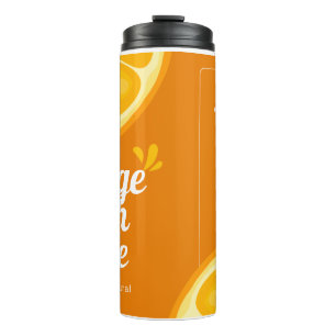 Garrafa Térmica Suco de Laranja Fresco – 100% Cítrico Puro e Natur