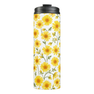 Garrafa Térmica "Summer Floral Tumbler 16oz, à prova de derramamen