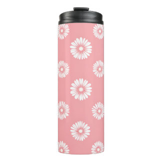 Garrafa Térmica Summer Floral Tumbler - Aço sem manchas de 16oz