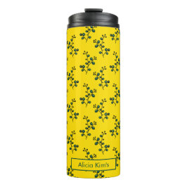 Garrafa Térmica Sunny Twigs, Um Padrão Invisível De Verão