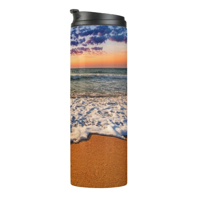 Garrafa Térmica Sunset de praia (Rotação à direita)