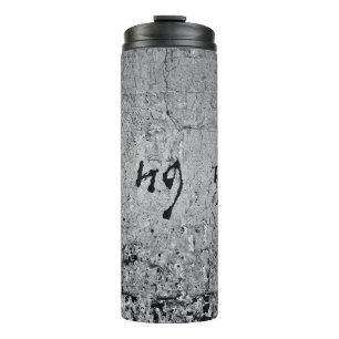 Garrafa Térmica Superfície de betão negro e cinza