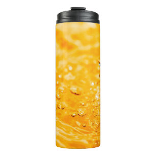 Garrafa Térmica Superfície limpa líquida com ondulação de águ