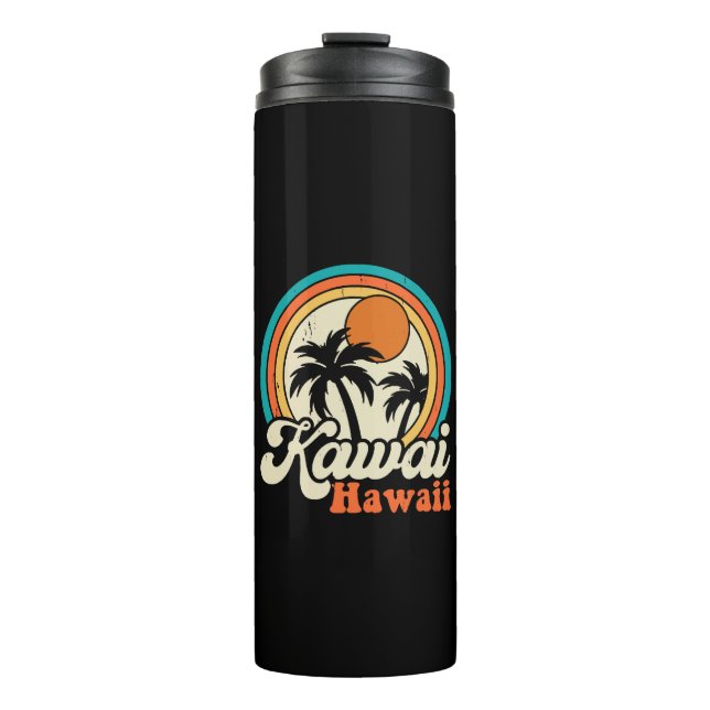 Garrafa Térmica Surfar Kawaii Havaí (Frente)