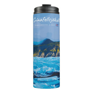 Garrafa Térmica Svínafellsjökull, Islândia - Vista da Geleira