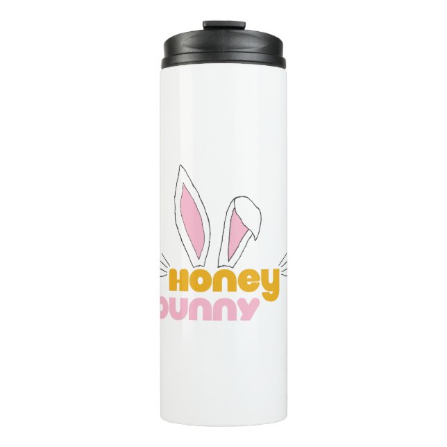 Garrafa Térmica Sweet Happy Hunny Bunny Honey Rabbit Art (Frente)
