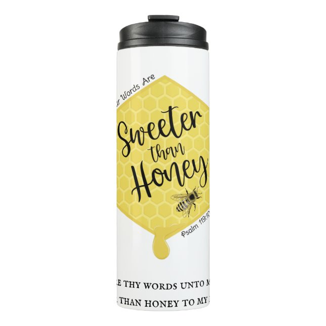 Garrafa Térmica Sweeter Than Honey (Frente)