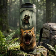 T-Rex Engraçado & Meme do Gato Gritando