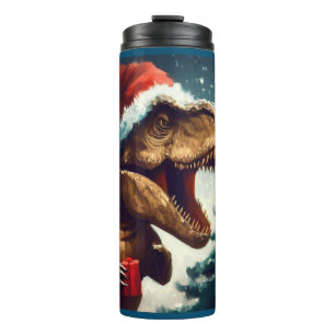 Garrafa Térmica T-Rex Natal 1