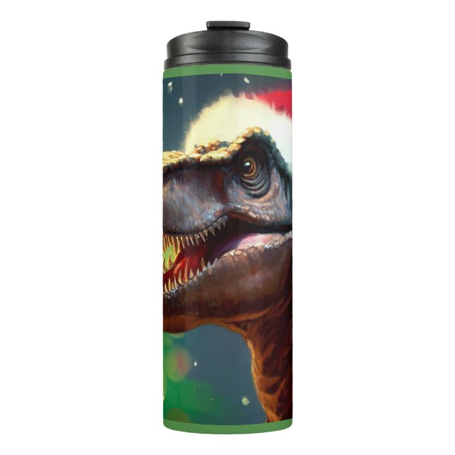 Garrafa Térmica T-Rex Natal 2 (Frente)
