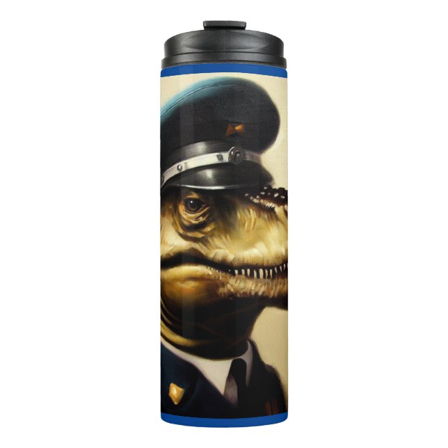 Garrafa Térmica T Rex Policial (Frente)