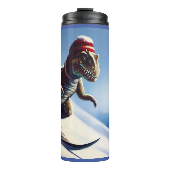 Garrafa Térmica T Rex Snowboard (Frente)