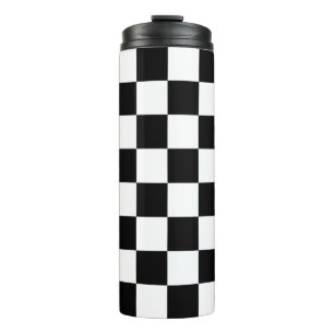 Garrafa Térmica Tapete Xadrez Clássico da Elegância Residencial