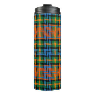 Garrafa Térmica Tartan Clan Murray Xadrez Orange Blue Check