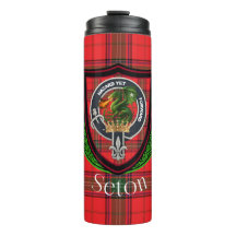 Tartan e Brasão do Clã Escocês Seton