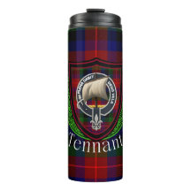 Tartan e Brasão do Clã Escocês Tennant